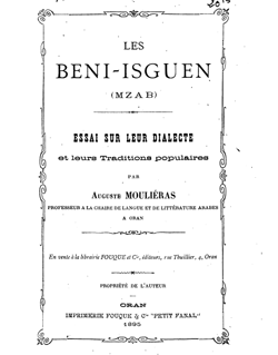 Beni Isguen (Mzab) cover